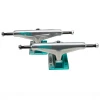 Skateboarding TENSOR - ALUM STENCIL MIRROR SKATEBOARD TRUCKS. RAW/GREEN FADE. 5.25"