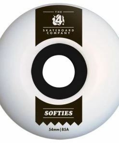 The 4 Skateboard Company THE 4 SKATE CO - SOFTIES SKATE WHEELS. 54MM X 85A