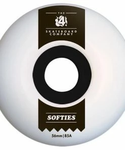 The 4 Skateboard Company THE 4 SKATE CO - SOFTIES SKATE WHEELS. 56mm X 85A