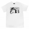 THRASHER - BOYFRIEND SHORT SLEEVE TEE: WHITE