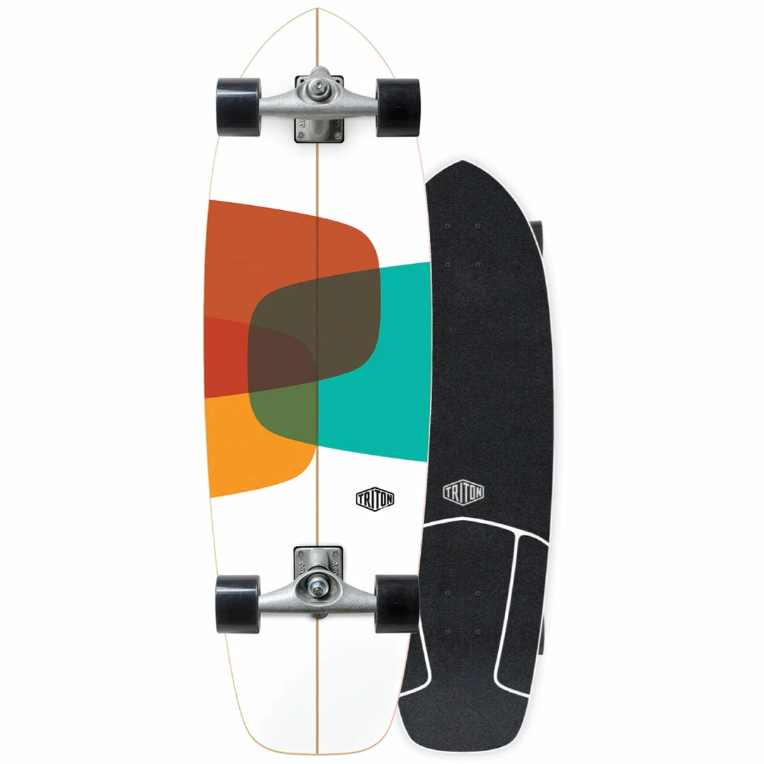 TRITON X CARVER - PRISMAL COMPLETE SURF SKATEBOARD WITH CX TRUCKS. 32.0" 1 TRITON X CARVER - PRISMAL COMPLETE SURF SKATEBOARD WITH CX TRUCKS. 32.0"