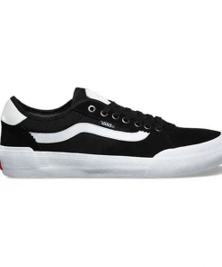 Trucks VANS - CHIMA PRO 2 SUEDE/CANVAS MENS SHOES: BLACK/WHITE