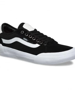 Trucks VANS - CHIMA PRO 2 SUEDE/CANVAS MENS SHOES: BLACK/WHITE