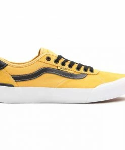 Trucks VANS - CHIMA PRO 2 SUEDE/CANVAS MENS SHOES. GOLD/BLACK