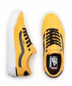 Trucks VANS - CHIMA PRO 2 SUEDE/CANVAS MENS SHOES. GOLD/BLACK