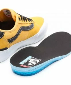 Trucks VANS - CHIMA PRO 2 SUEDE/CANVAS MENS SHOES. GOLD/BLACK