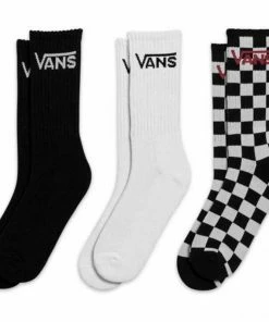 Trucks VANS - CLASSIC CREW SOCKS. 3 PACK ASSORTED COLOURS