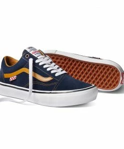 VANS - SKATE OLD SKOOL REYNOLDS MENS SHOES: NAVY/GOLDEN BROWN