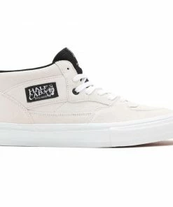 VANS - SKATE HALF CAB SUEDE/CANVAS MENS SHOES. MARSHMALLOW/WHITE