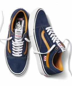 VANS - SKATE OLD SKOOL REYNOLDS MENS SHOES: NAVY/GOLDEN BROWN