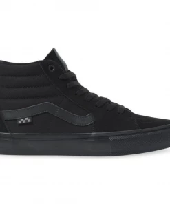 VANS - SKATE SK8-HI SHOES: BLACK/BLACK