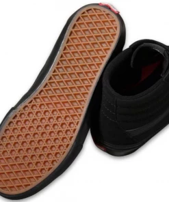 VANS - SKATE SK8-HI SHOES: BLACK/BLACK