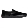 VANS - SKATE SLIP ON SHOES: BLACK/BLACK