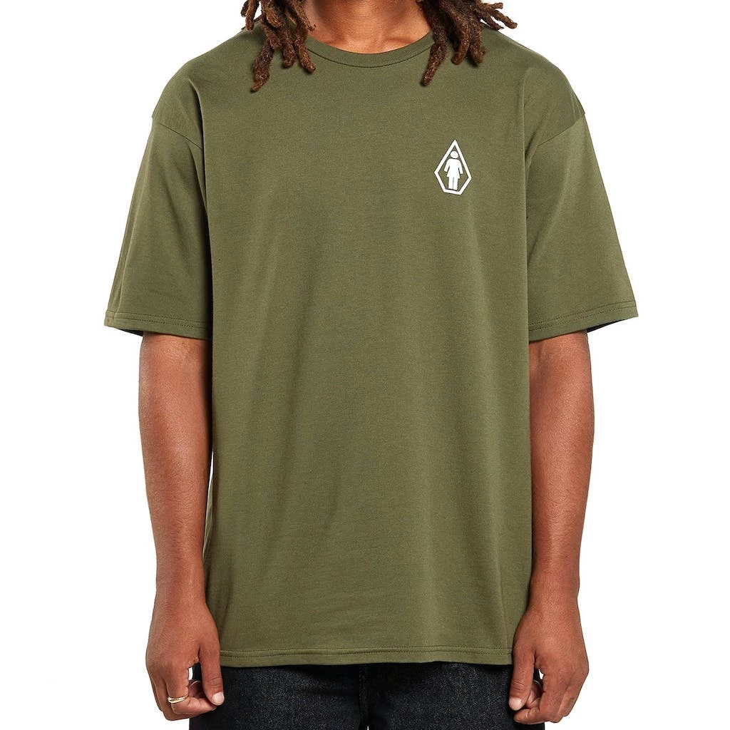 Trucks VOLCOM - PRETTY STONED S/S TEE MILITARY GREEN 2 Trucks VOLCOM - PRETTY STONED S/S TEE MILITARY GREEN