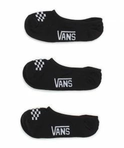 Vans Basic Canoodle No Sho Sock Black 1-6 3 Pack