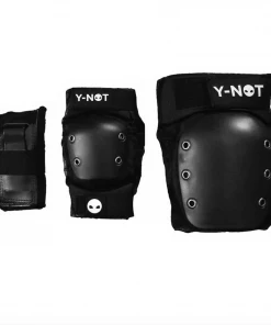 Y-NOT - TRI PACK PROTECTIVE PAD SET: BLACK Trucks