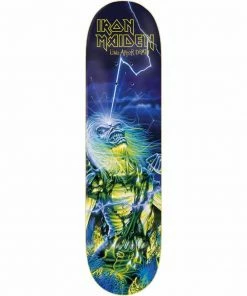 ZERO X IRON MAIDEN - LIVE AFTER DEATH SKATEBOARD DECK 8.25" Skateboarding