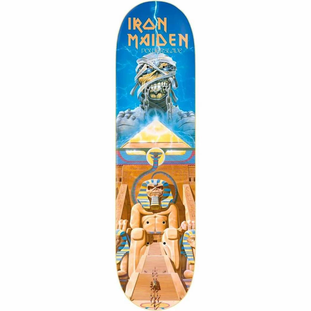 Skateboarding ZERO X IRON MAIDEN - POWERSLAVE SKATEBOARD DECK: 8.25" 1 Skateboarding ZERO X IRON MAIDEN - POWERSLAVE SKATEBOARD DECK: 8.25"