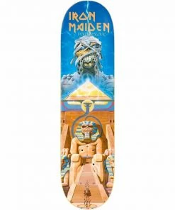 ZERO X IRON MAIDEN - POWERSLAVE SKATEBOARD DECK: 8.5" Skateboarding