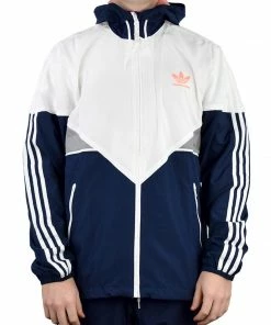 Adidas Premiere Windbreaker Navy/Wht/Sun