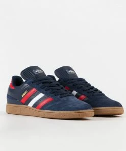ADIDAS - BUSENITZ MENS SHOES: NAVY/RED WHITE/GUM