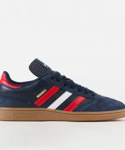 ADIDAS - BUSENITZ MENS SHOES: NAVY/RED WHITE/GUM