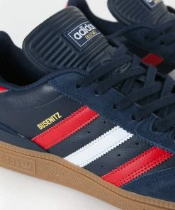 ADIDAS - BUSENITZ MENS SHOES: NAVY/RED WHITE/GUM