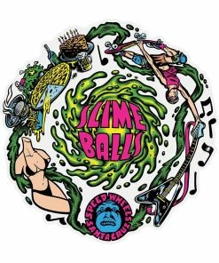 SLIME BALLS - VOMIT STICKER: 4" X 4" Trucks