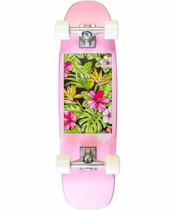 DUSTERS - TROPIC CRUISER COMPLETE SKATEBOARD PINK 29" Cruisers, Longboards And Surf Skates