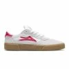 LAKAI - CAMBRIDGE MENS SHOES. WHITE/RED