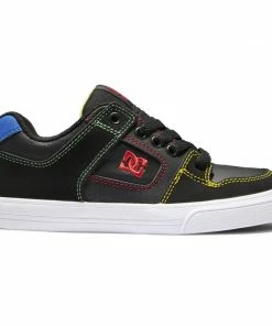 Trucks DC - YOUTH PURE SHOE: BLACK/MULTI