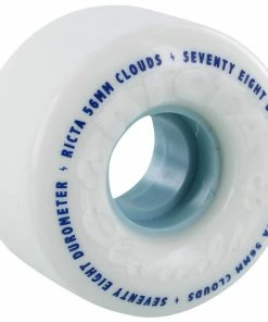 Skateboarding RICTA - CLOUDS WHITE SKATEBOARD WHEELS 56MM X 78A