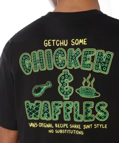 T-Shirts Vans X Shake Junt Chicken Waffle SST Black