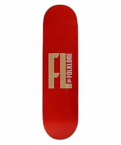 FOLKLORE - WARM PRESS TECH SKATEBOARD DECK: 8.25