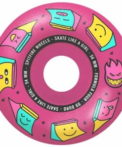 SPITFIRE - FORMULA FOUR SKATE LIKE A GIRL RADIAL SKATEBOARD WHEELS: 54mm X 99a