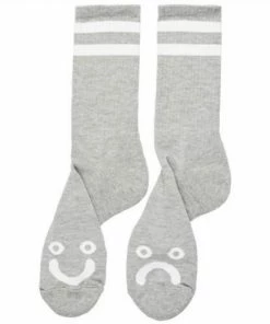 Polar Happy Sad Classic Socks - Heather Trucks