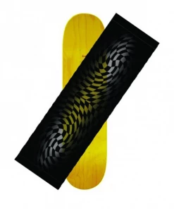 HARD LUCK - CHECKER FADE GRIPTAPE SHEET. CLEAR