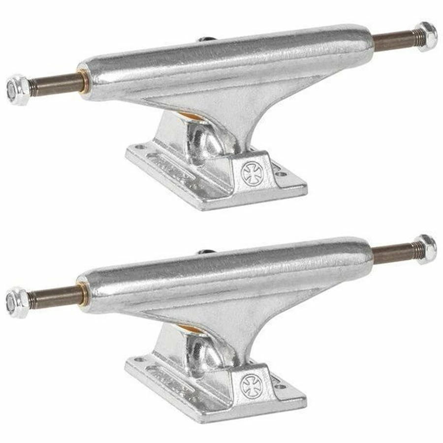INDEPENDENT - STAGE XI POLISHED SILVER STANDARD SKATEBOARD TRUCKS: 215MM 2 INDEPENDENT - STAGE XI POLISHED SILVER STANDARD SKATEBOARD TRUCKS: 215MM