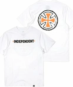 INDEPENDENT - ROUGH B/C YOUTH S/S TEE. WHITE