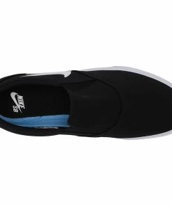 NIKE SB - CHARGE SLIP ON MENS SHOE: BLACK / WHITE - BLACK - WHITE