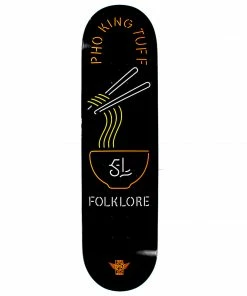 FOLKLORE - FIBRE TECH LITE NOODLES PHO KING TUFF SKATE DECK. 8.0" Skateboarding 7 FOLKLORE - FIBRE TECH LITE NOODLES PHO KING TUFF SKATE DECK. 8.0