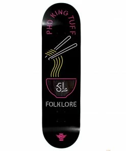 FOLKLORE - FIBRE TECH LITE NOODLES PHO KING TUFF SKATE DECK. 8.0" Skateboarding 8 FOLKLORE - FIBRE TECH LITE NOODLES PHO KING TUFF SKATE DECK. 8.0