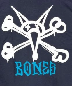 Trucks Powell Peralta Rat Bones Youth Blue Long Sleeve Tee