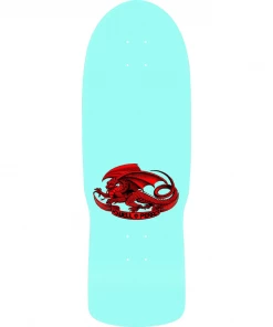 Skateboarding POWELL PERALTA - STEVE STEADHAM SKULL & SPADE REISSUE SKATEBOARD DECK: PURPLE/AQUA 10" X 30.125"