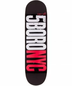 5boro Deck Letterpress 1996 Blk/red 8.25