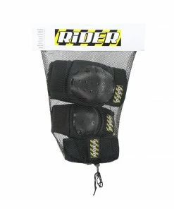 RIDER - TRI-PACK: KNEE/ELBOW/WRIST PAD SET: BLACK Trucks