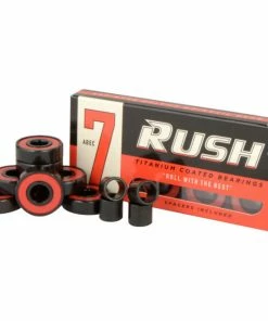 RUSH - ABEC 7 TITANIUM COATED SKATEBOARD BEARINGS Skateboarding