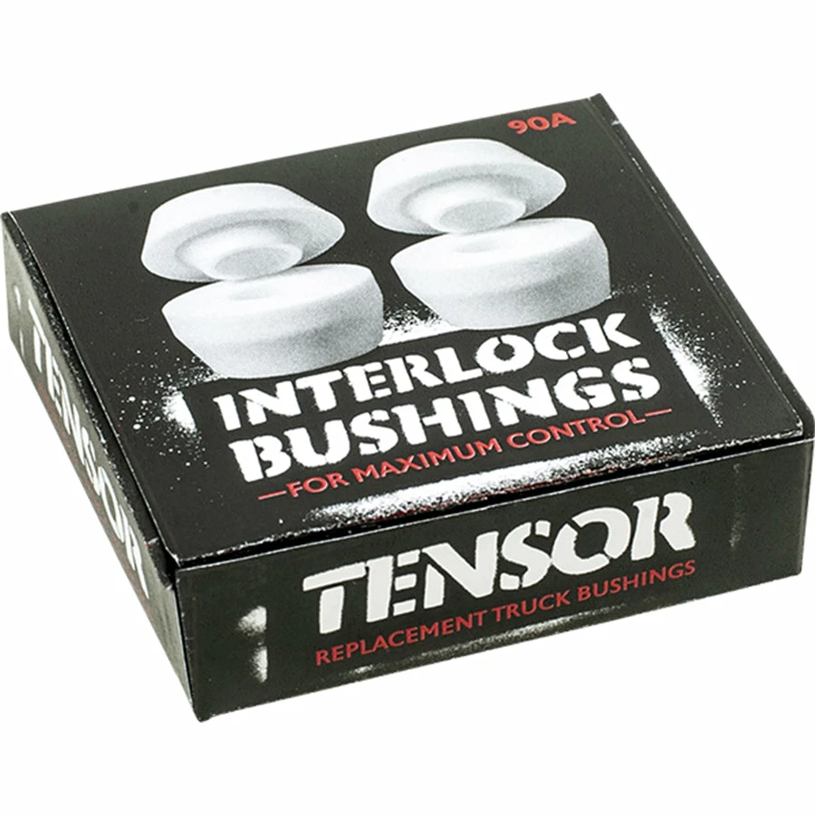 TENSOR - INTERLOCK TRUCK BUSHINGS: WHITE 90A 1 TENSOR - INTERLOCK TRUCK BUSHINGS: WHITE 90A