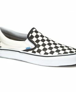 Trucks VANS - SLIP ON PRO. CHECKERBOARD BLACK/WHITE