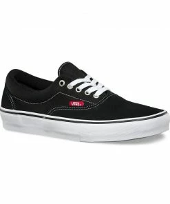 VANS - ERA PRO MENS SHOES. BLACK/WHITE/GUM Trucks